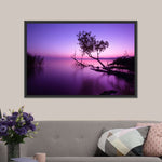 Violet Toned Lake Wall Art