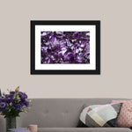 Purple Amethyst Geode Wall Art