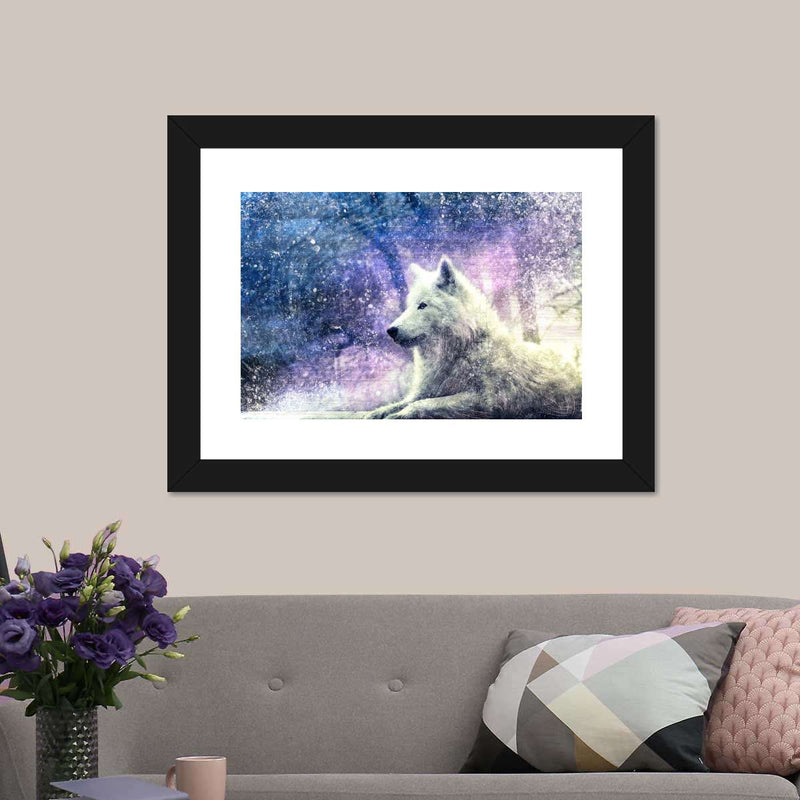 White Wolf Wall Art