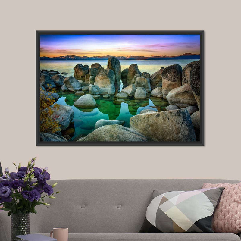 Rocks At Lake Tahoe Wall Art