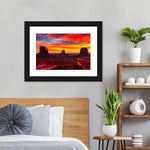 Monument Valley At Sunset Wall Art