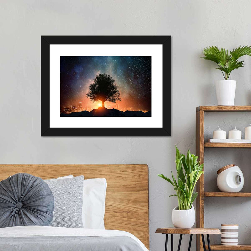 Starry Tree Wall Art