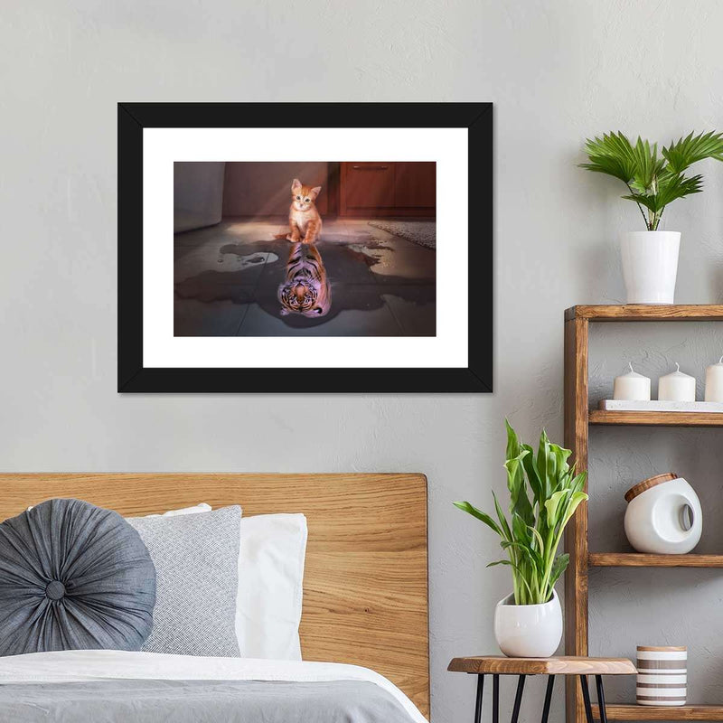 Tiger Kitty Wall Art