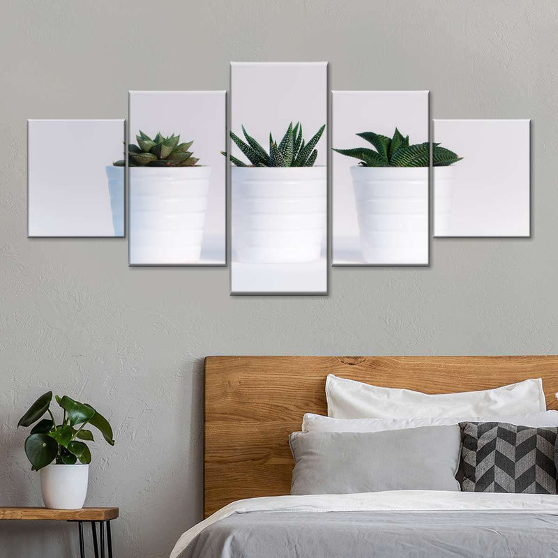 Three Succulents Wall Art