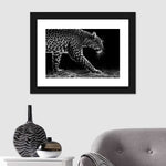 Walking Leopard Wall Art