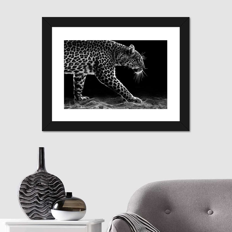 Walking Leopard Wall Art