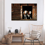 Pair Of Cows Wall Art
