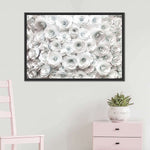 White Roses Wall Art