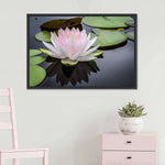Pinkish White Lotus Wall Art