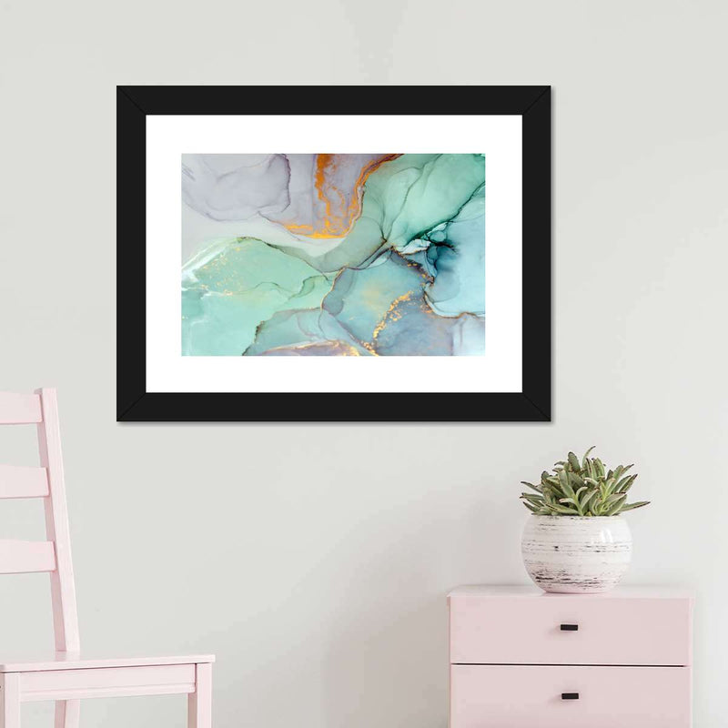 Green Bronze Abstract Wall Art