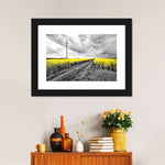 Pop Yellow Flower Field Wall Art