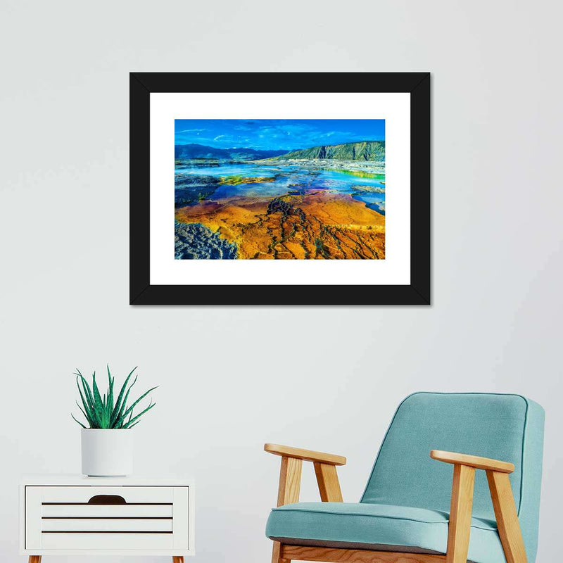 Yellowstone Mammoth Hot Springs Wall Art
