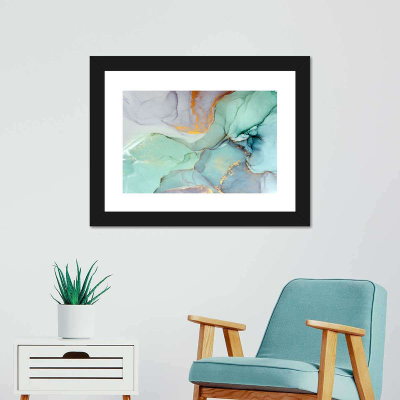 Green Bronze Abstract Wall Art