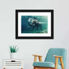 Swimming Elephant Wall Art