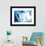 School Of Sharks Wall Art
