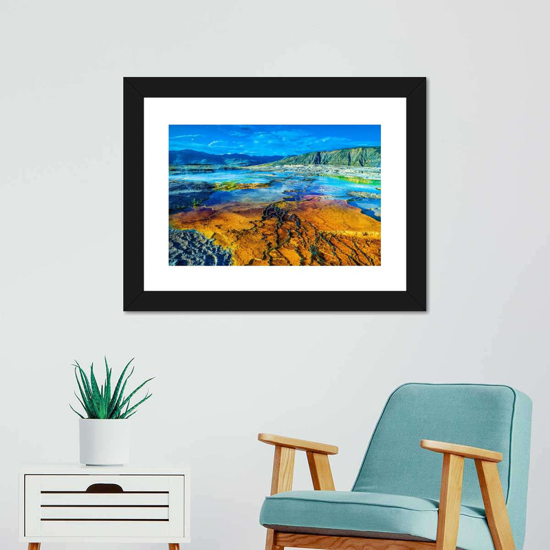 Yellowstone Mammoth Hot Springs Wall Art