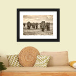Herd Of Elephants Wall Art