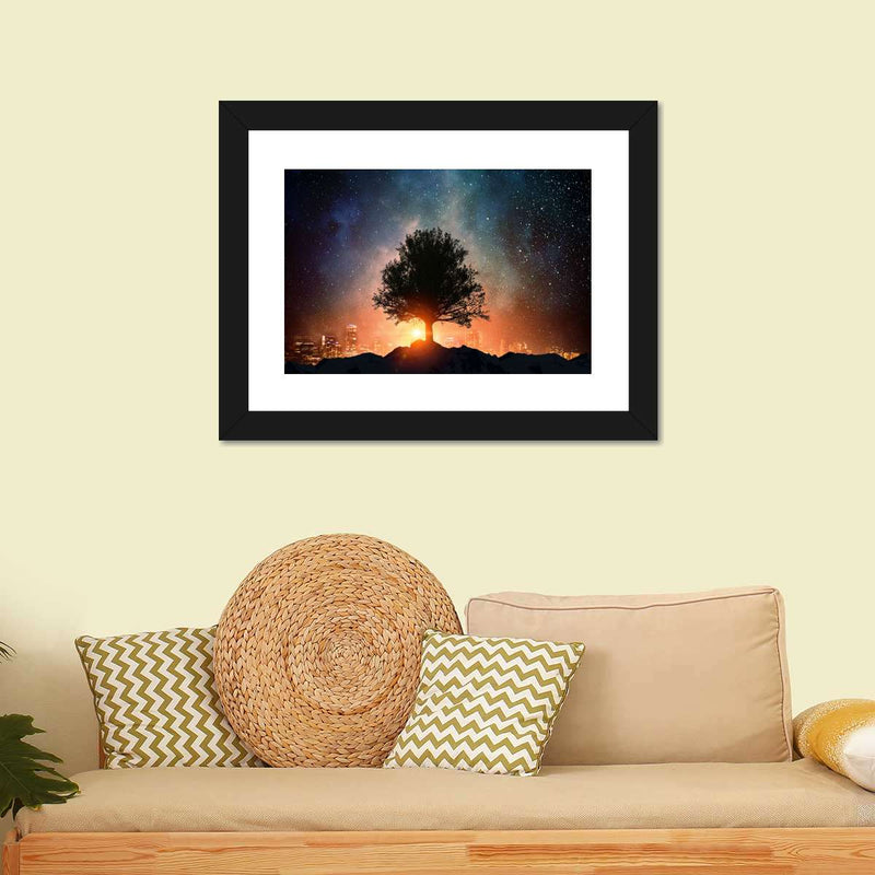 Starry Tree Wall Art