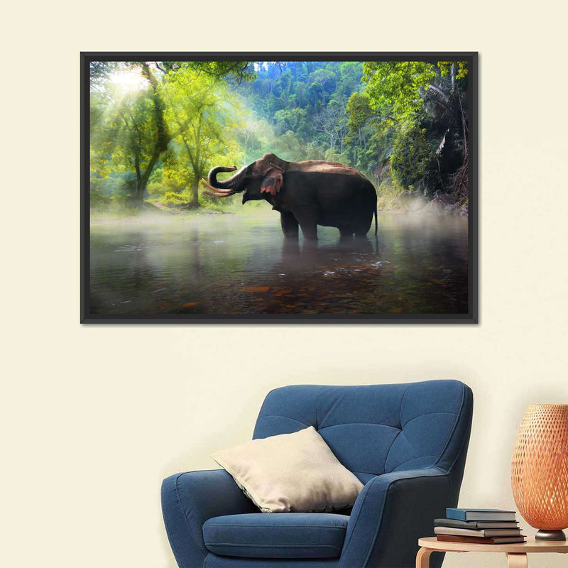 Wild Elephant Wall Art