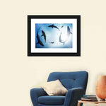 School Of Sharks Wall Art