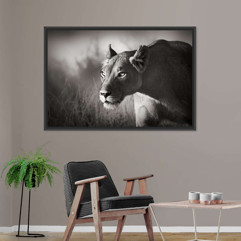 Stalking Lioness Wall Art