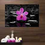 Zen Purple Orchid Wall Art