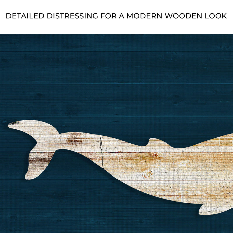 White Whale Canvas Wall Art II