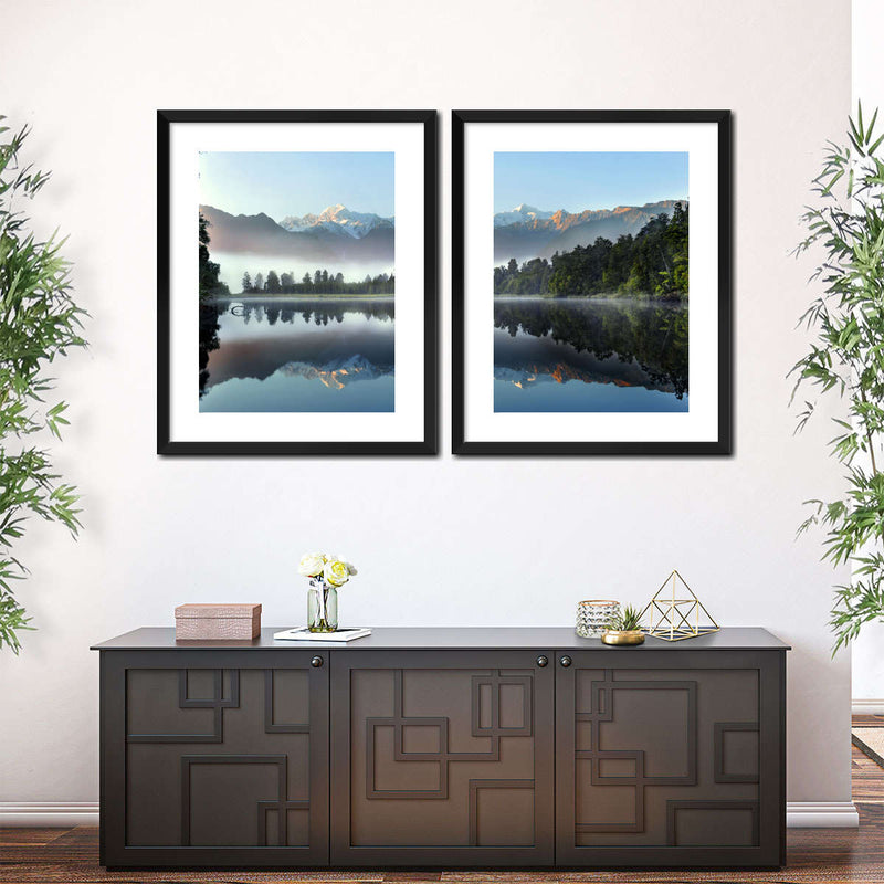 Lake Matheson Reflection Wall Art