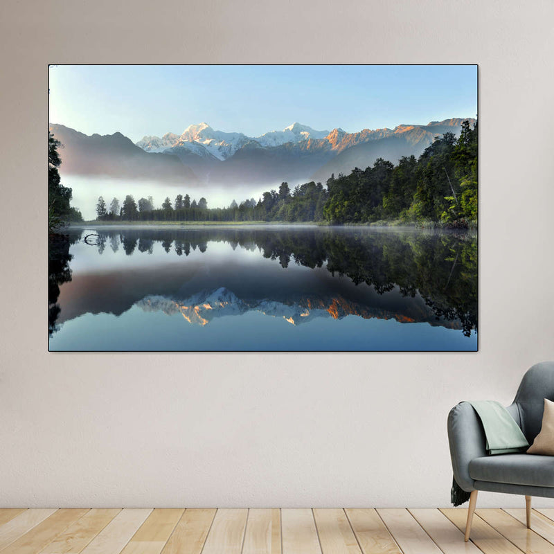 Lake Matheson Reflection Wall Art