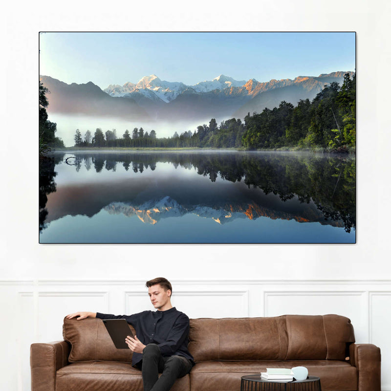 Lake Matheson Reflection Wall Art