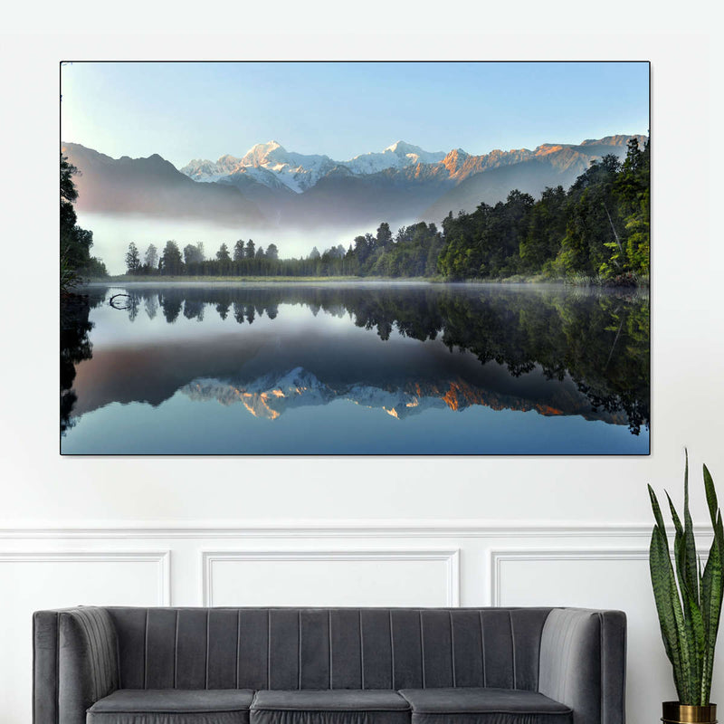 Lake Matheson Reflection Wall Art