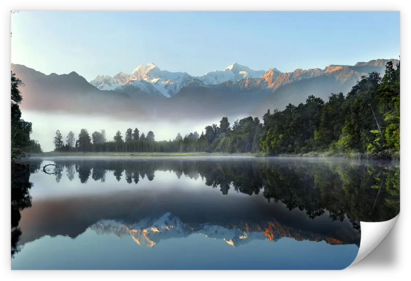Lake Matheson Reflection Wall Art