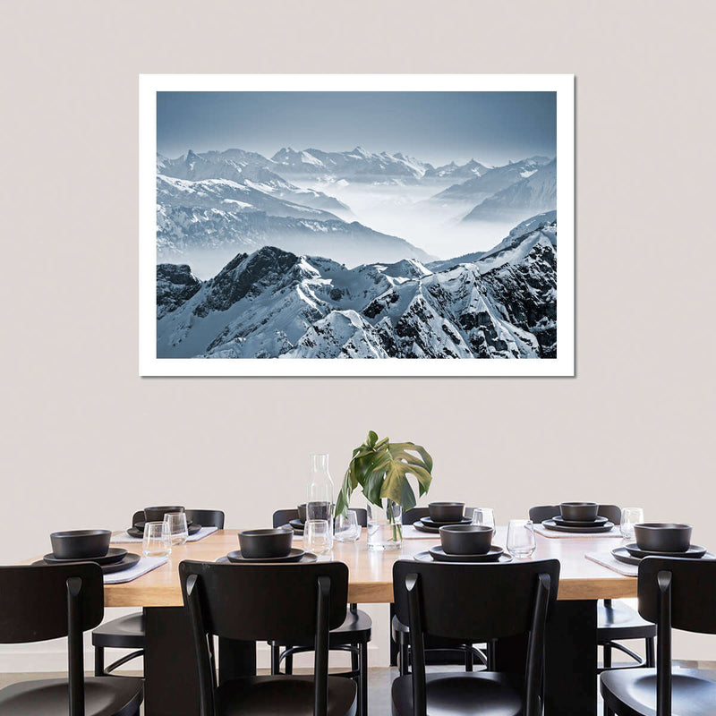 Swiss Mountain Peaks Wall Art