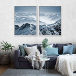 Swiss Mountain Peaks Wall Art