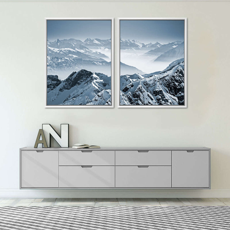 Swiss Mountain Peaks Wall Art
