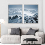 Swiss Mountain Peaks Wall Art