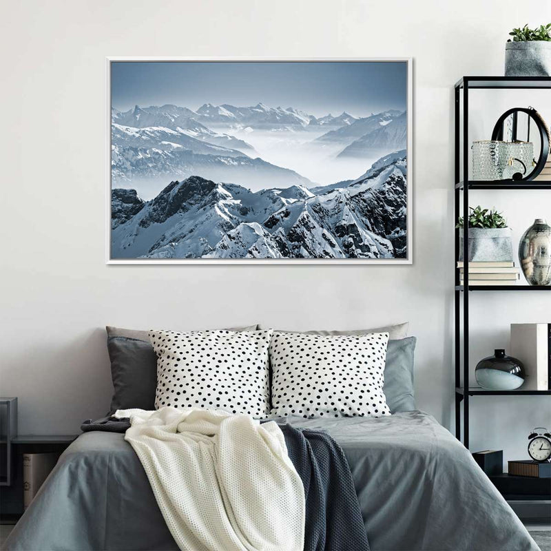 Swiss Mountain Peaks Wall Art