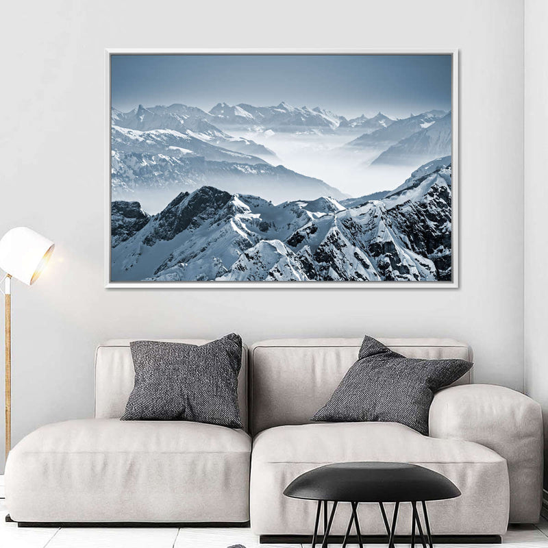 Swiss Mountain Peaks Wall Art