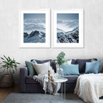 Swiss Mountain Peaks Wall Art