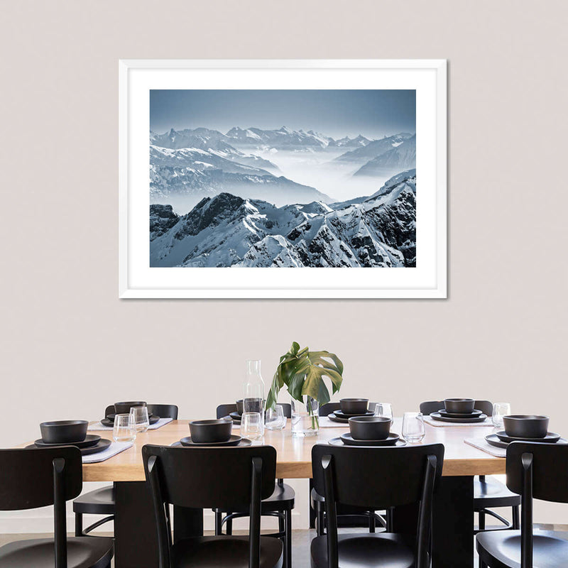 Swiss Mountain Peaks Wall Art