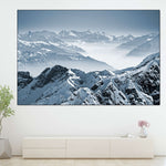 Swiss Mountain Peaks Wall Art
