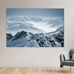 Swiss Mountain Peaks Wall Art