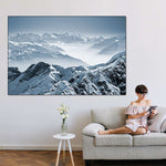 Swiss Mountain Peaks Wall Art
