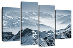Swiss Mountain Peaks Wall Art
