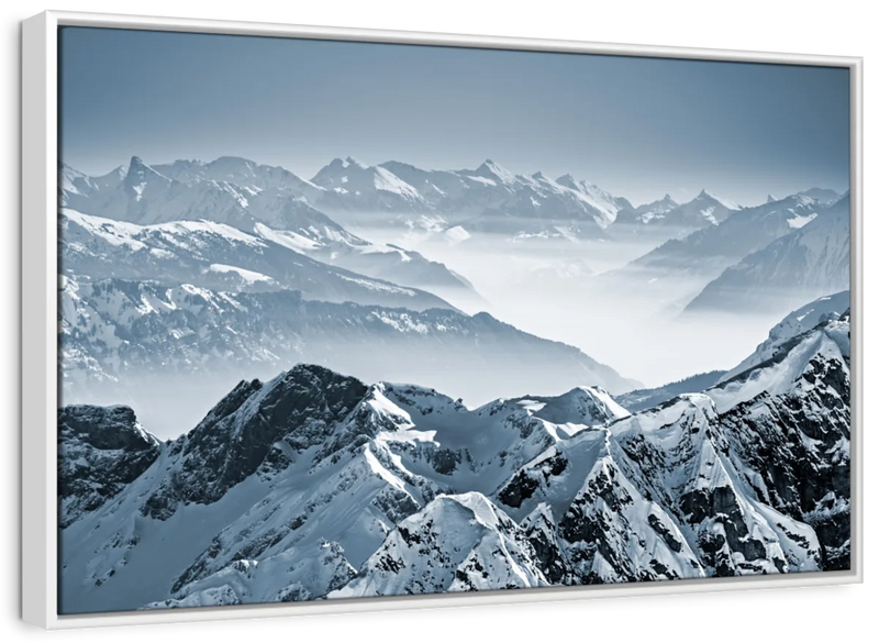 Swiss Mountain Peaks Wall Art