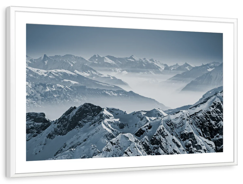 Swiss Mountain Peaks Wall Art