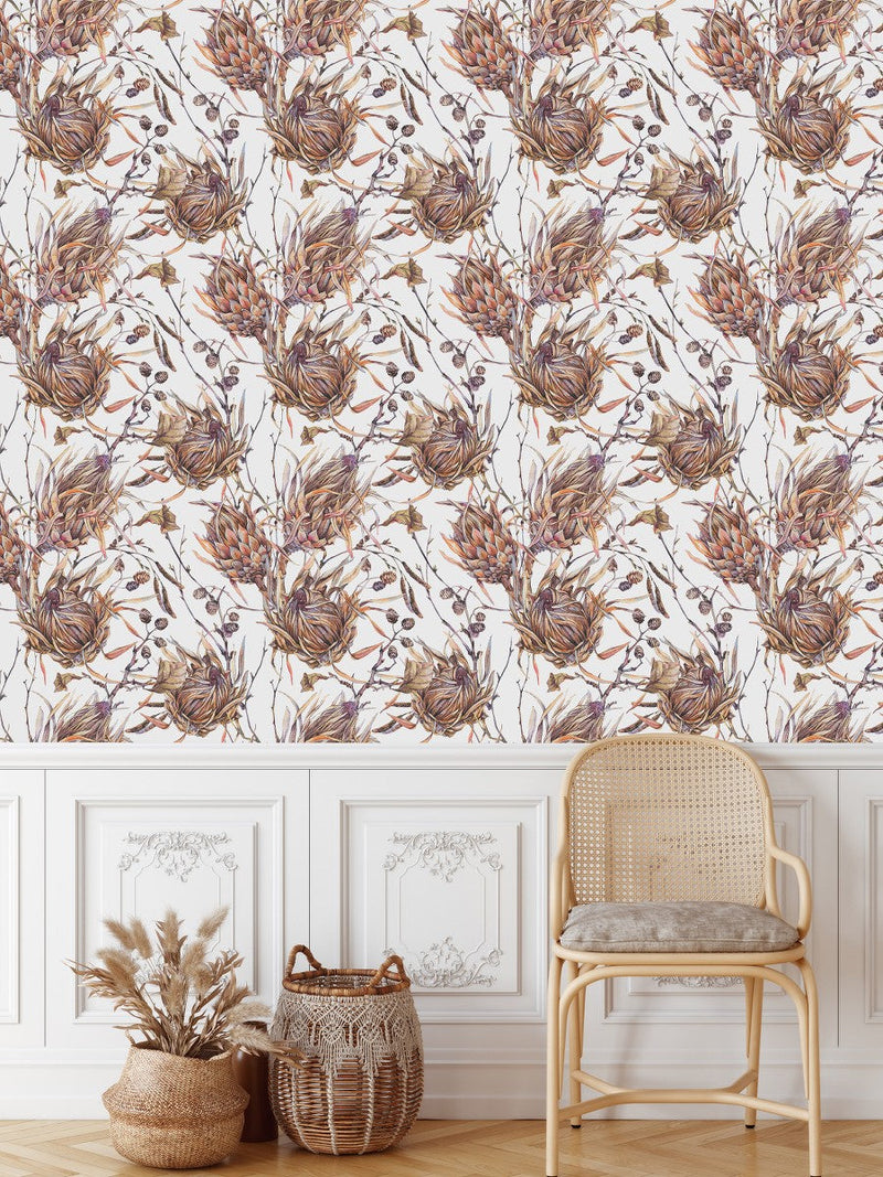 Dried Exotic Flowers Wallpaper