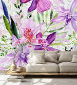 Purple Flowers Wallpaper