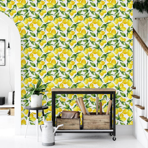 Elegant Lemons Wallpaper Vogue Quality