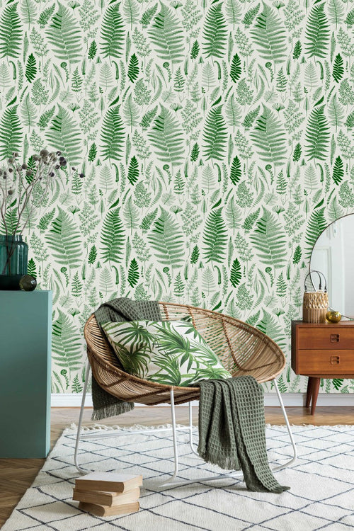 Fern's Branches Wallpaper